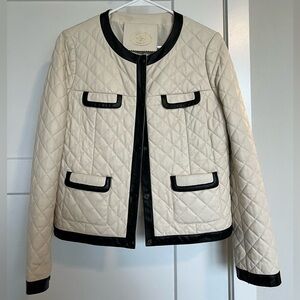 Real Leather Black/White Jacket